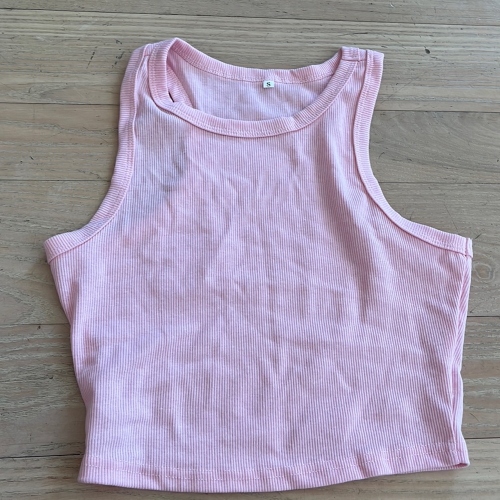 Pink tank top